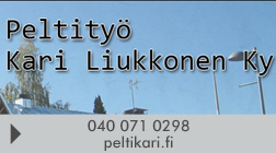Peltityö Liukkonen Kari Ky logo